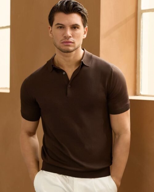 Coffe brown Men's Polo