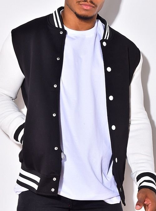 Black Varsity Jacket